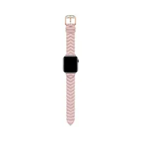 Chevron Apple Leather Watch Strap - 20 MM​ BKS38F111B0