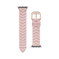 Chevron Apple Leather Watch Strap - 20 MM​ BKS38F111B0