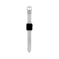 Chevron Apple Leather Watch Strap - 20 MM​ BKS38F115B0