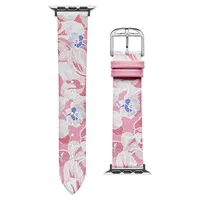 Ted Seasonal Patterns Leather Apple Watch Strap - 20MM BKS38S204B0