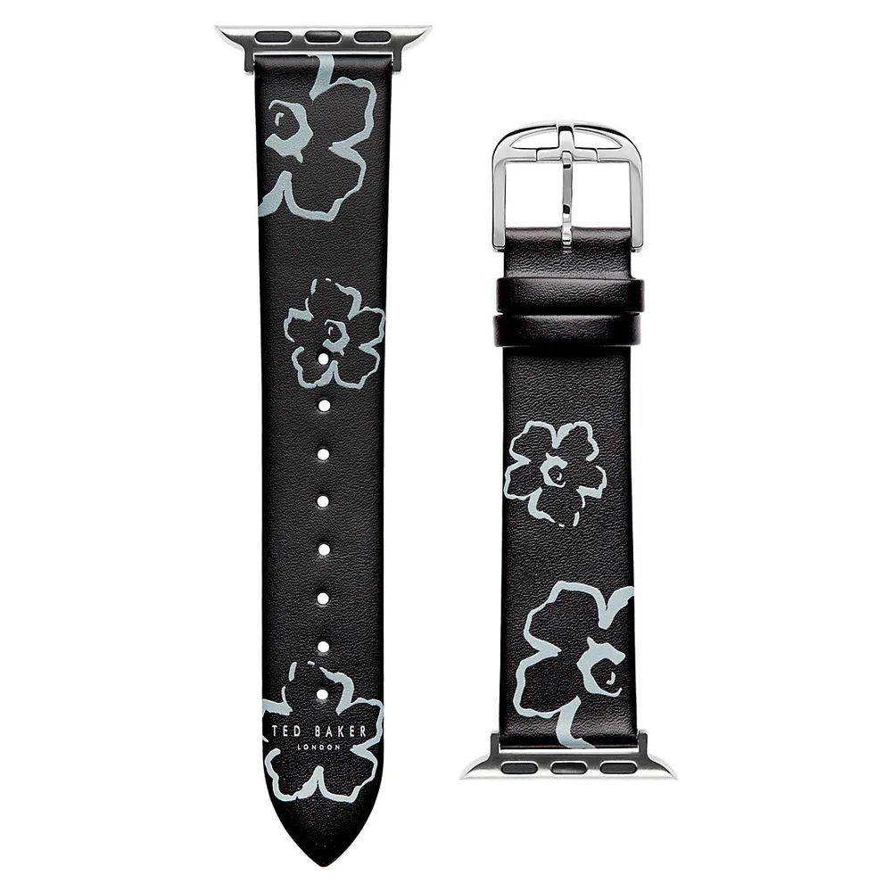 Ted Magnolia Leather Apple Watch Strap - 20MM BKS38S206B0