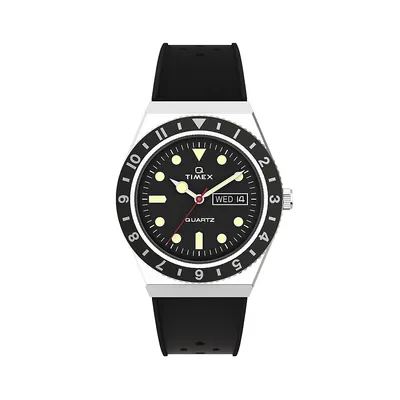Q Stainless Steel & Synthetic Rubber Strap Analog Watch TW2V32000V3