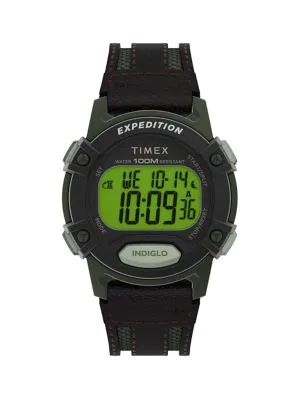 Timex Expedition Cat5 41Mm Black Leather Strap Digital Watch ​TW4B24400GP |  Bramalea City Centre