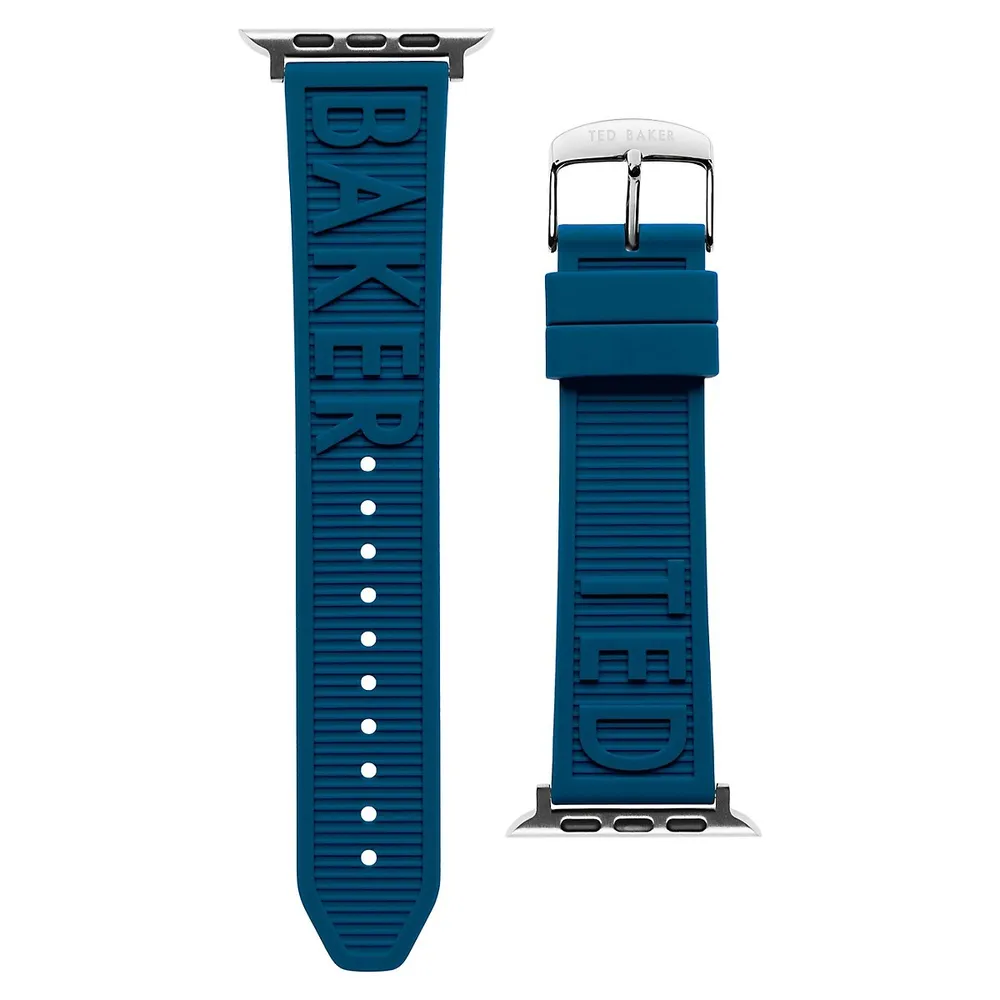 Logo Silicone Strap For Apple Watch