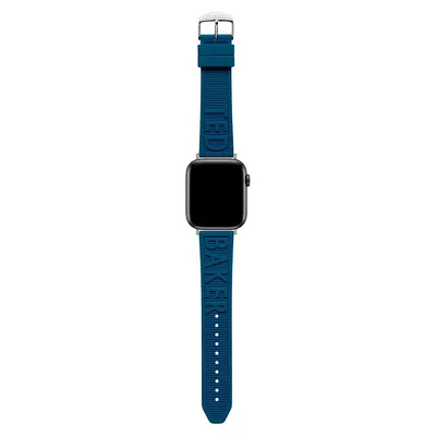 Logo Silicone Strap For Apple Watch