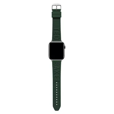 Logo-Embossed Green Silicone Strap For Apple Watch - 22MM BKS42S225B0