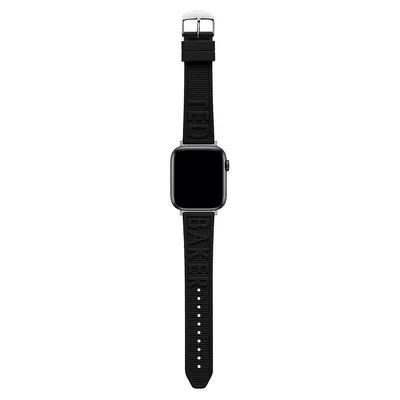 Ted Logo Silicone Apple Watch Strap - 22MM BKS42S226B0