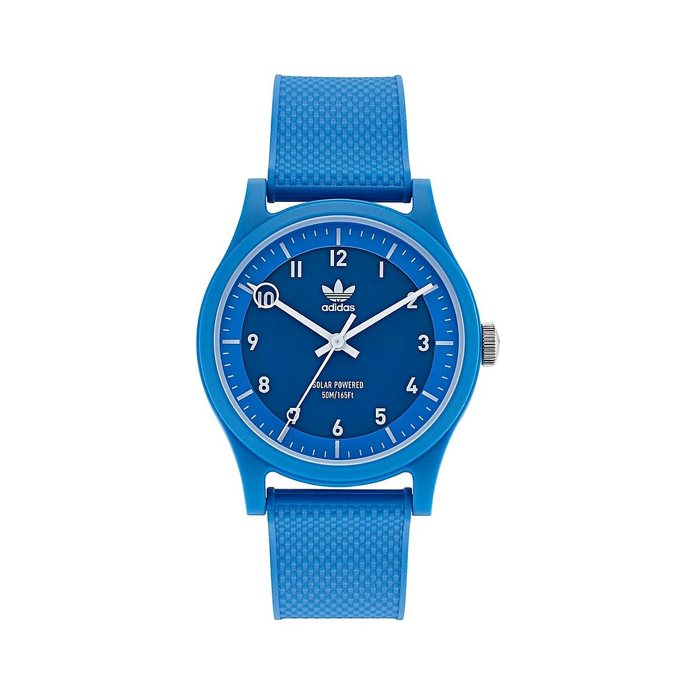 Montre Street Blue Ocean en plastique avec bracelet AOST22042