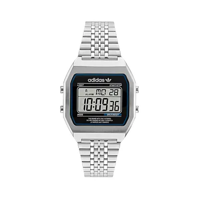 Street Stainless Steel & Link Bracelet Digital Watch​ AOST220722I