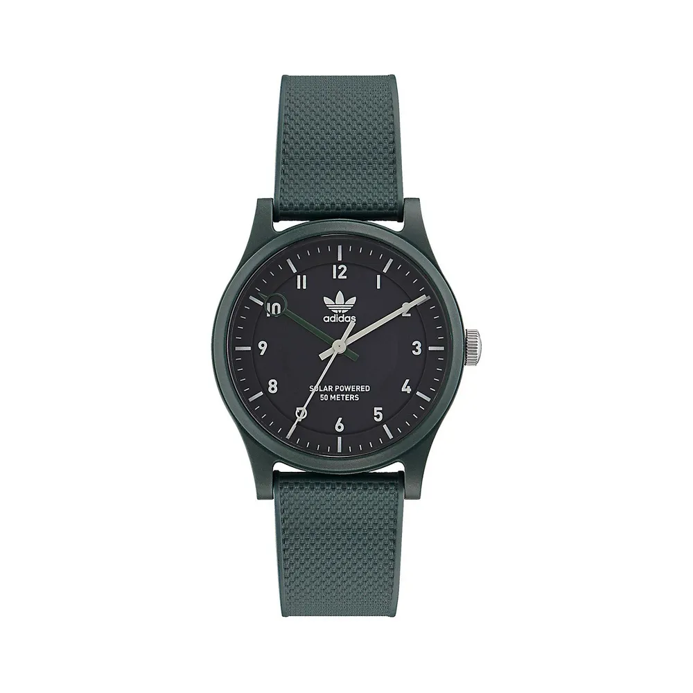 Project 1 Street Green Bio-Based Resin Strap Watch AOST225572I