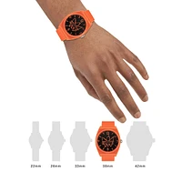 Project Two Street Orange Resin Watch AOST225622I