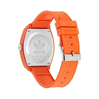 Project Two Street Orange Resin Watch AOST225622I