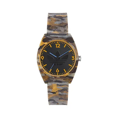 Project 2 Camo Resin Strap Watch AOST225672I