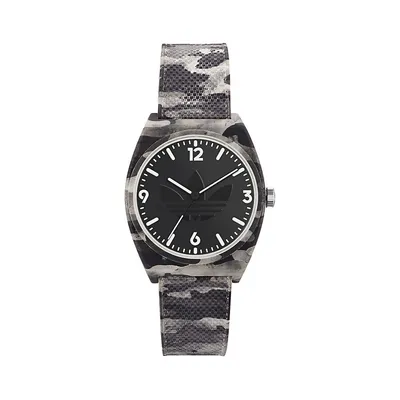 Project 2 Camo Resin Strap Watch AOST225682I