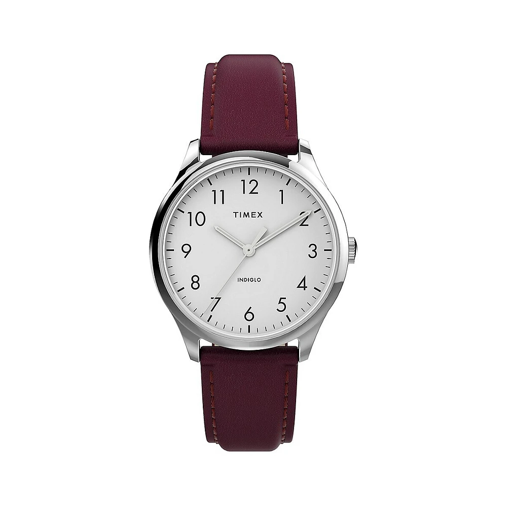 Easy Reader Brown Leather Strap Watch TW2V36100GP