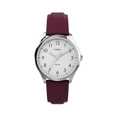 Easy Reader Brown Leather Strap Watch TW2V36100GP