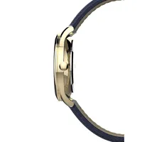 Easy Reader Brass & Leather Strap Watch ​TW2V36200GP