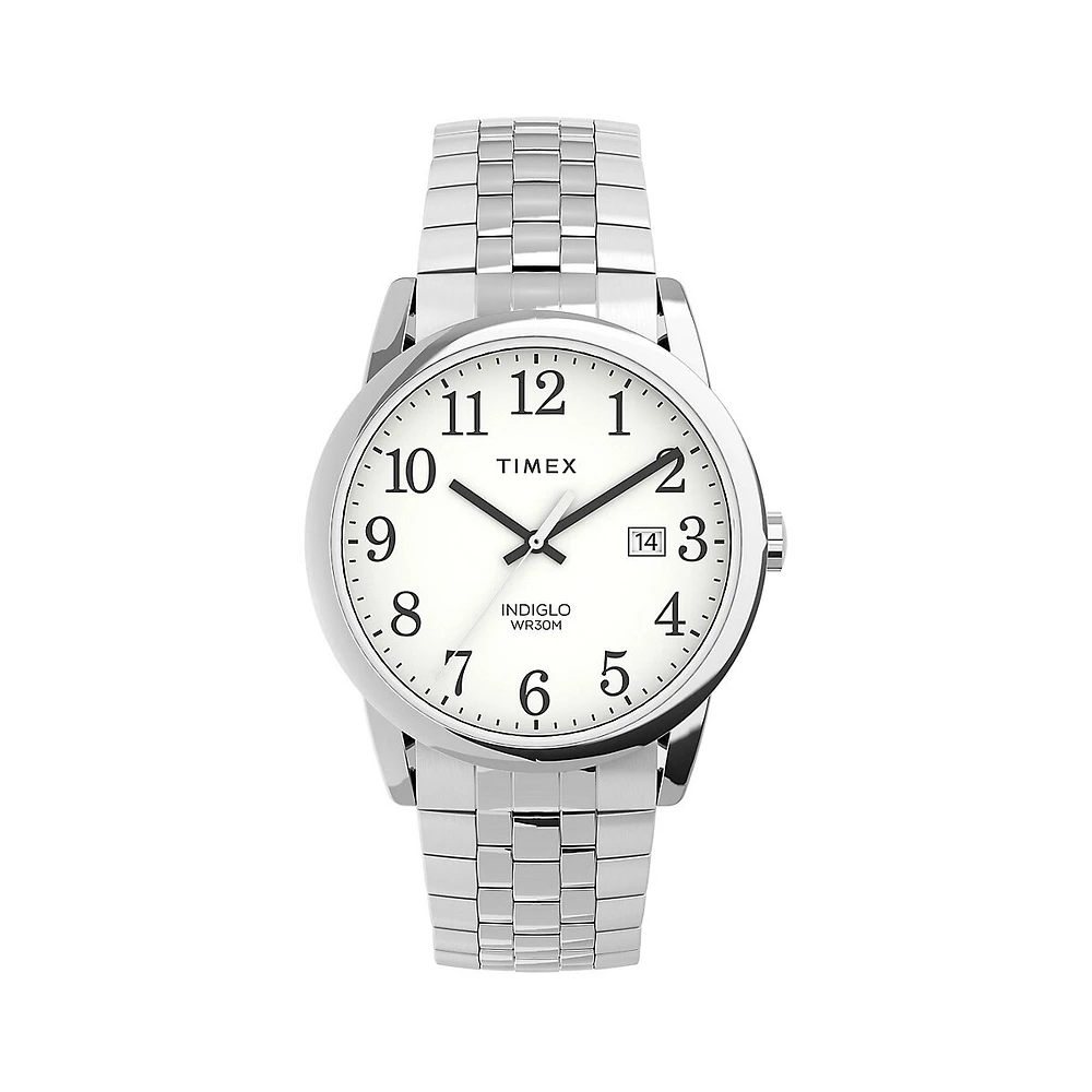 Easy Reader Brass & Stainless Steel Bracelet Watch TW2V40000