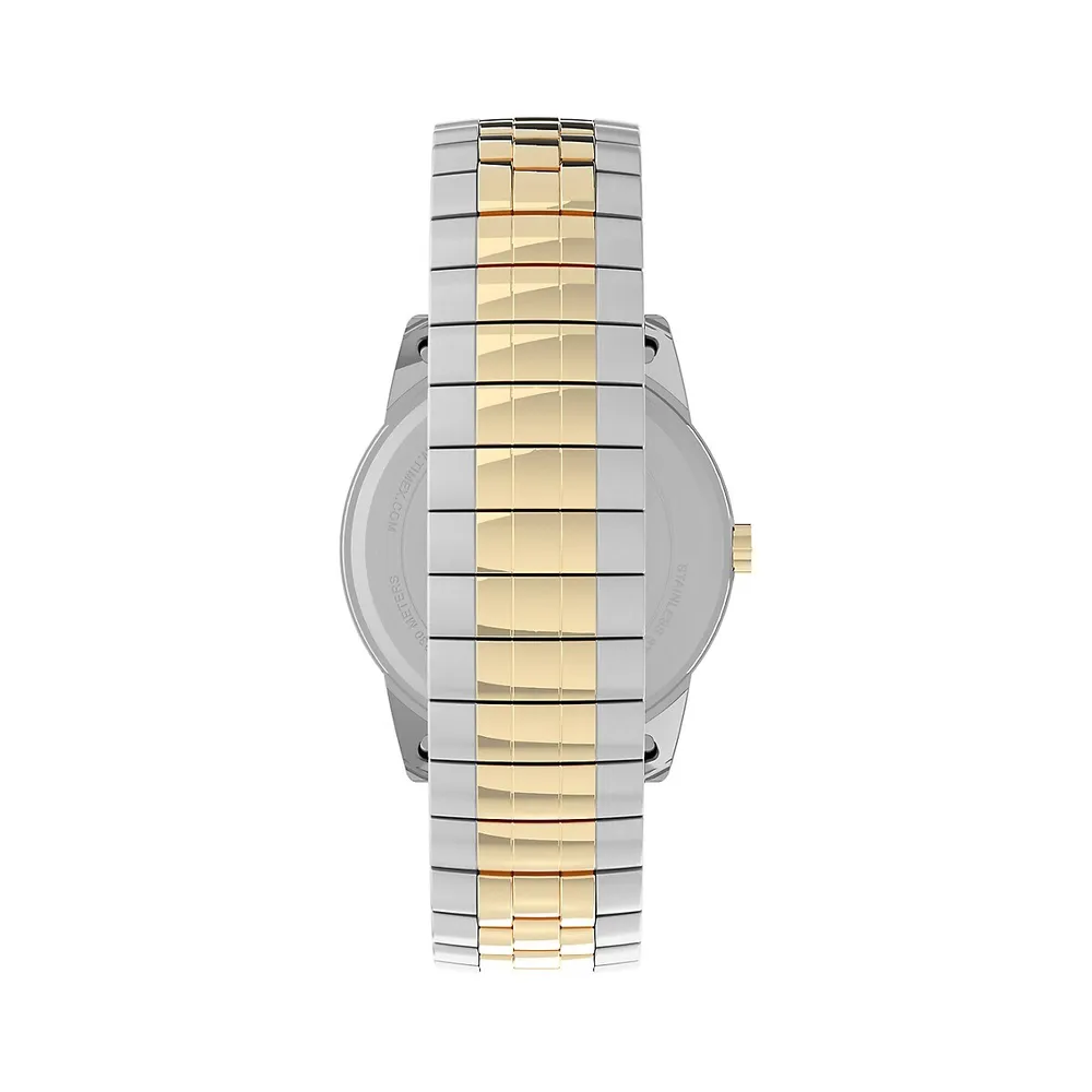 Easy Reader Brass & Stainless Steel Bracelet Watch TW2V40100GP