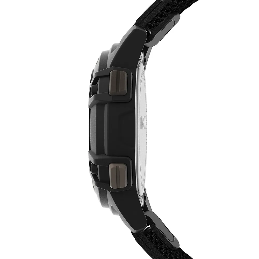 Boîtier en résine Expedition Cat5, montre avec bracelet en cuir et en tissu TW4B25200GP