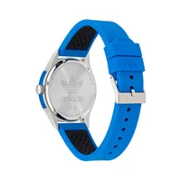 Adidas Originals Style Code 3 Stainless Steel & Aluminum Silicone Strap WatchAOSY230322I