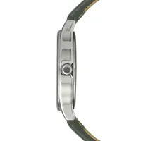 Montre Classic ton argent avec bracelet en cuir TW2V82300GP