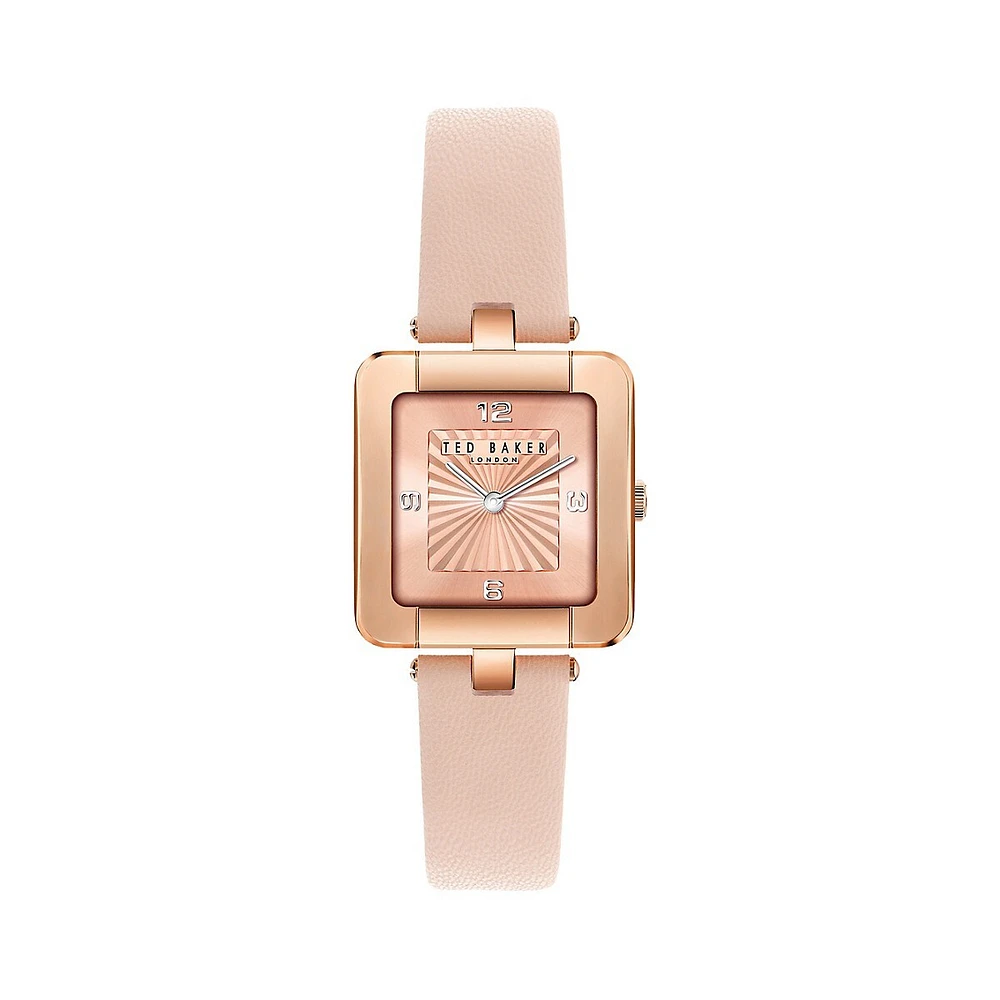 Mayse Vegan Leather Strap Watch BKPMSS3029I