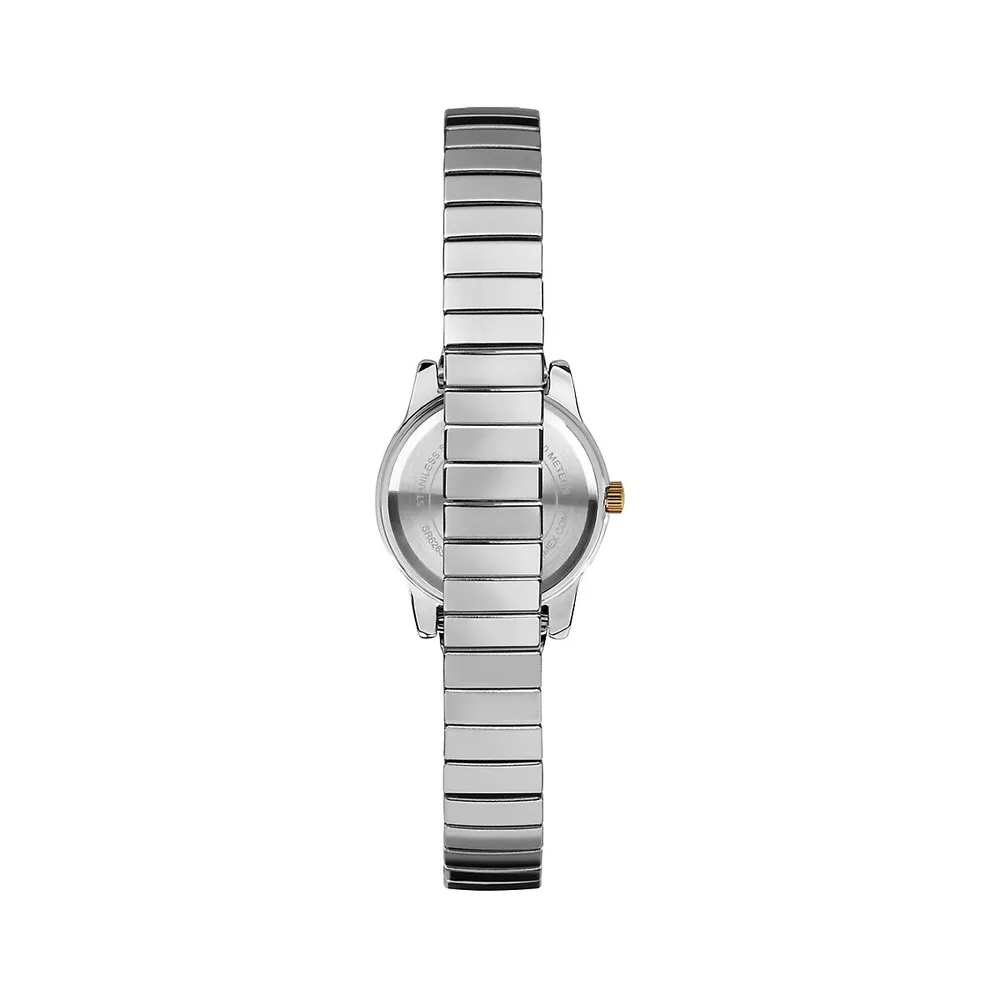 Main Street Two-Tone, Stainless Steel & Crystal Semi-Bangle Expansion-Band Watch TW2V69700GP