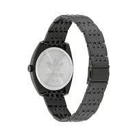 IP Black Stainless Steel Bracelet Watch AOFH235112I