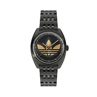 IP Black Stainless Steel Bracelet Watch AOFH235112I
