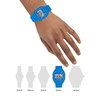 Blue Resin Strap Watch AOST235592I