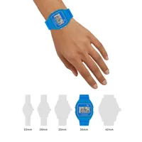 Blue Resin Strap Watch AOST235592I