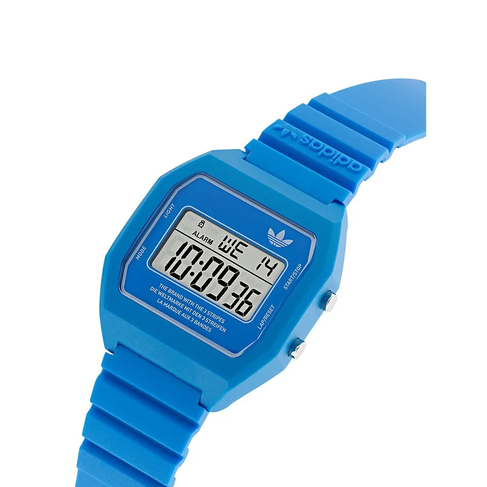 Blue Resin Strap Watch AOST235592I