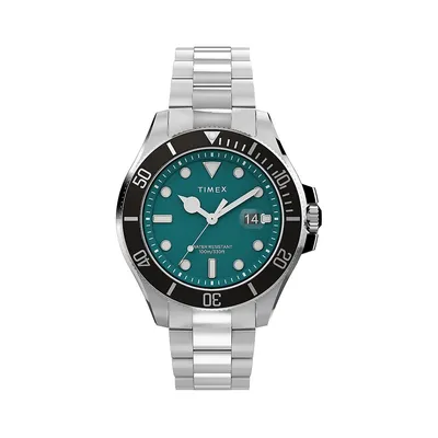 Deep Water Harborside Coast Silvertone & Stainless Steel Bracelet Watch TW2V91900VQ