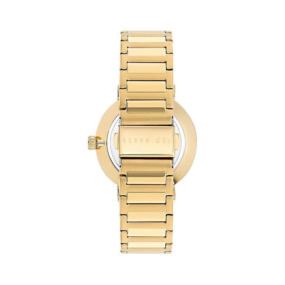 Phylipa Gents Multifunction Goldtone Bracelet Chronograph Watch BKPPGF3079I