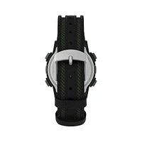 Expedition CAT5 Resin & Leather Strap Digital Watch TW4B287900GP