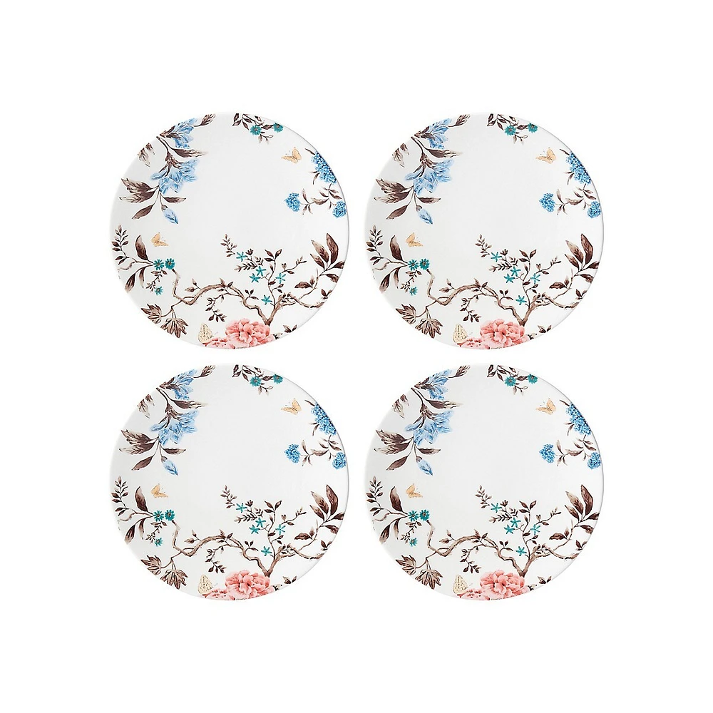 Sprig & Vine 4-Piece Porcelain Dinner Plate Set