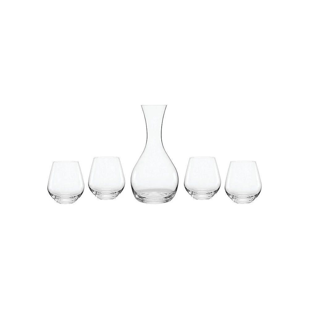 Tuscany Classics 5-Piece Decanter & Glass Set