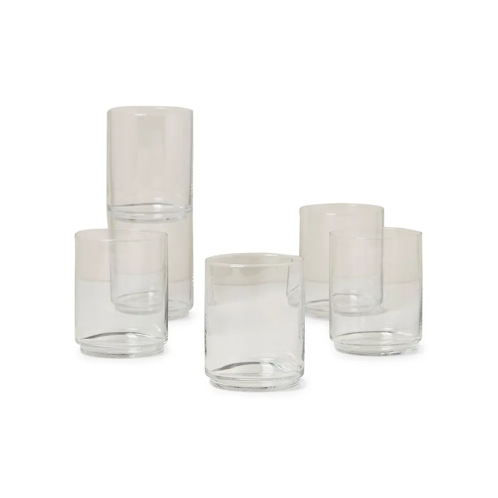 Tuscany Classics Stackable 4-Piece Tall Glass Set