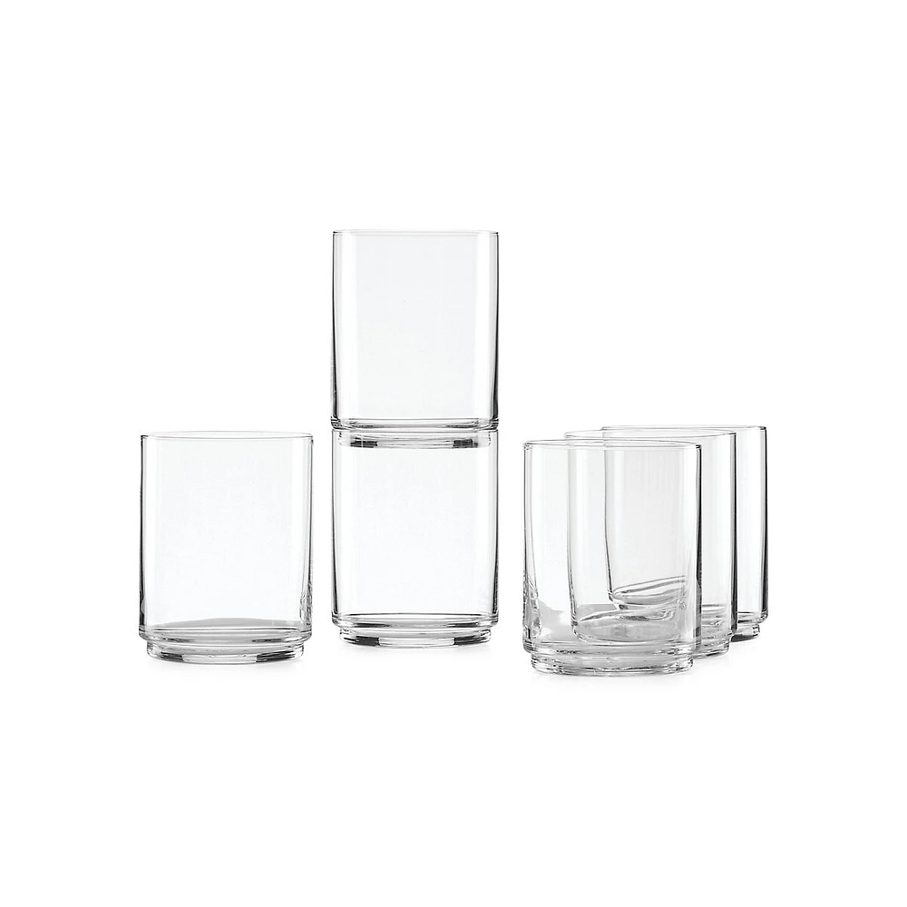 Tuscany Classics Stackable 4-Piece Tall Glass Set