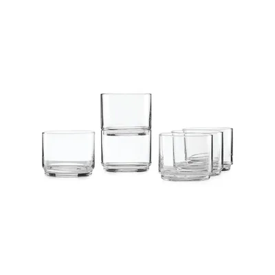 Tuscany Classics Stackable 6-Piece Short Glass Set