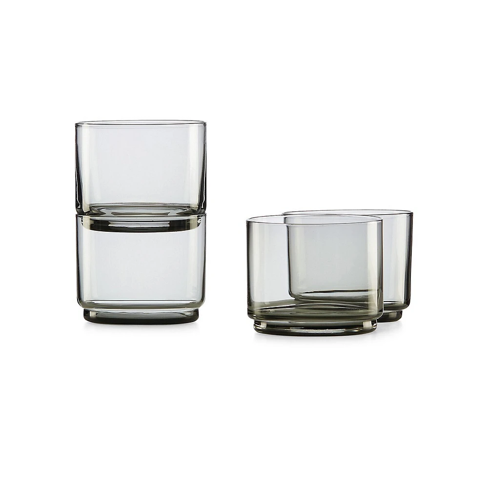 Ensemble de 4 verres courts empilables Tuscany Classics