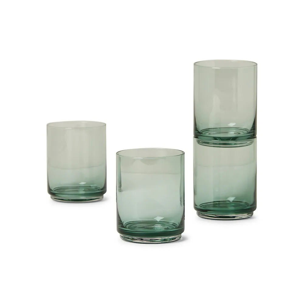 Tuscany Classics Stackable 4-Piece Tall Glass Set