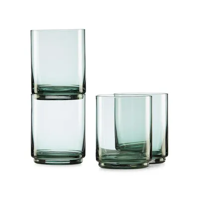 Tuscany Classics Stackable 4-Piece Tall Glass Set