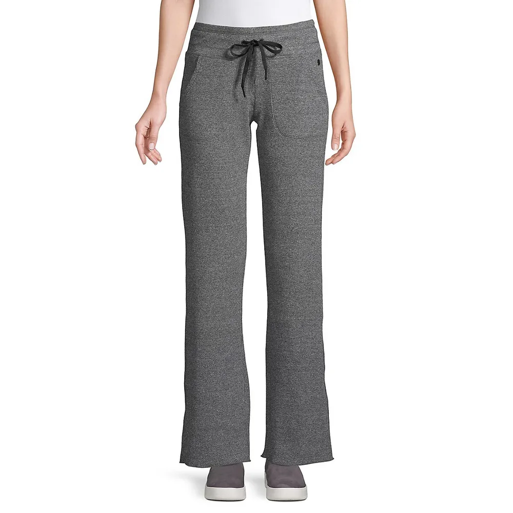 Calvin Klein Performance Thermal Wide-Leg Pull-On Pants