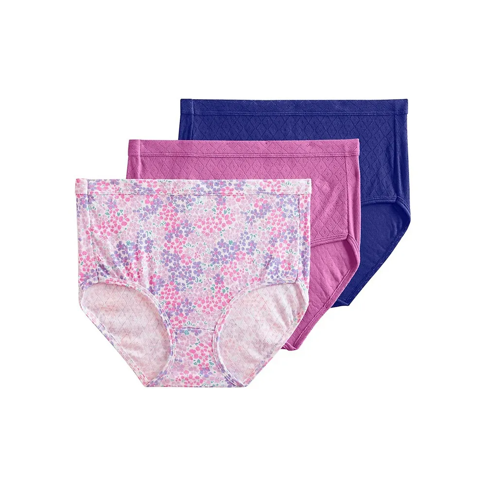 3-Pack Elance Breathe Cotton Briefs