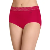 No Panty Line Promise Tactel Lace Hip Briefs