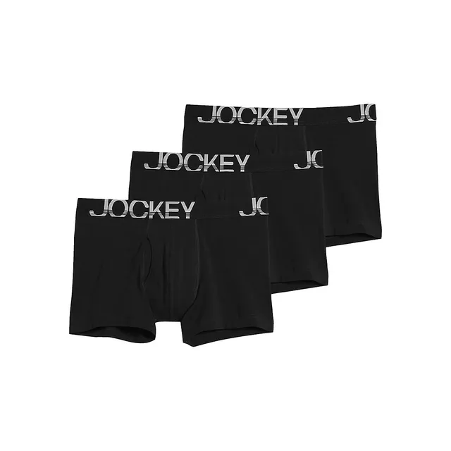 Jockey 3-Pack ActiveStretch 7-Inch Long-Leg Boxer Briefs