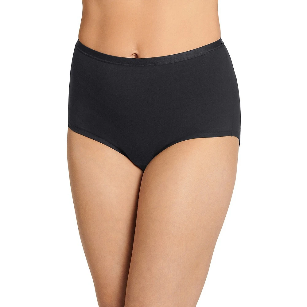 Women's Stretch Sanitary Low Rise Panty