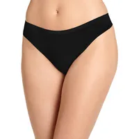 3-Piece Organic Cotton Stretch Logo Thongs